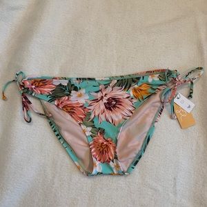 Kona Sol floral print bikini bottom size L (12-14)